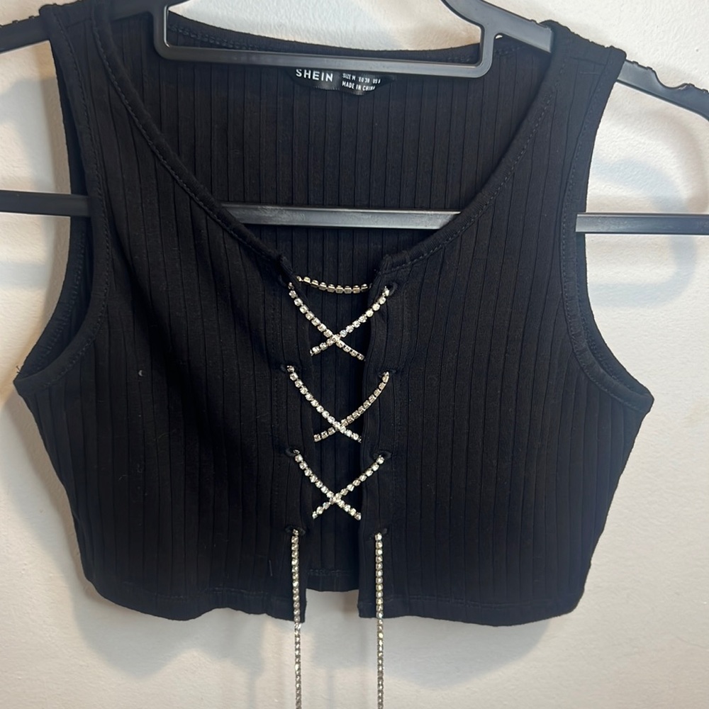 Bling Crop Tank